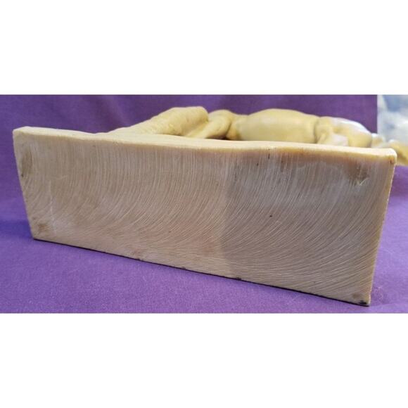 Vintage large & heavy Horse Marble look Resin Casting Statue Figurine - Picture 10 of 10